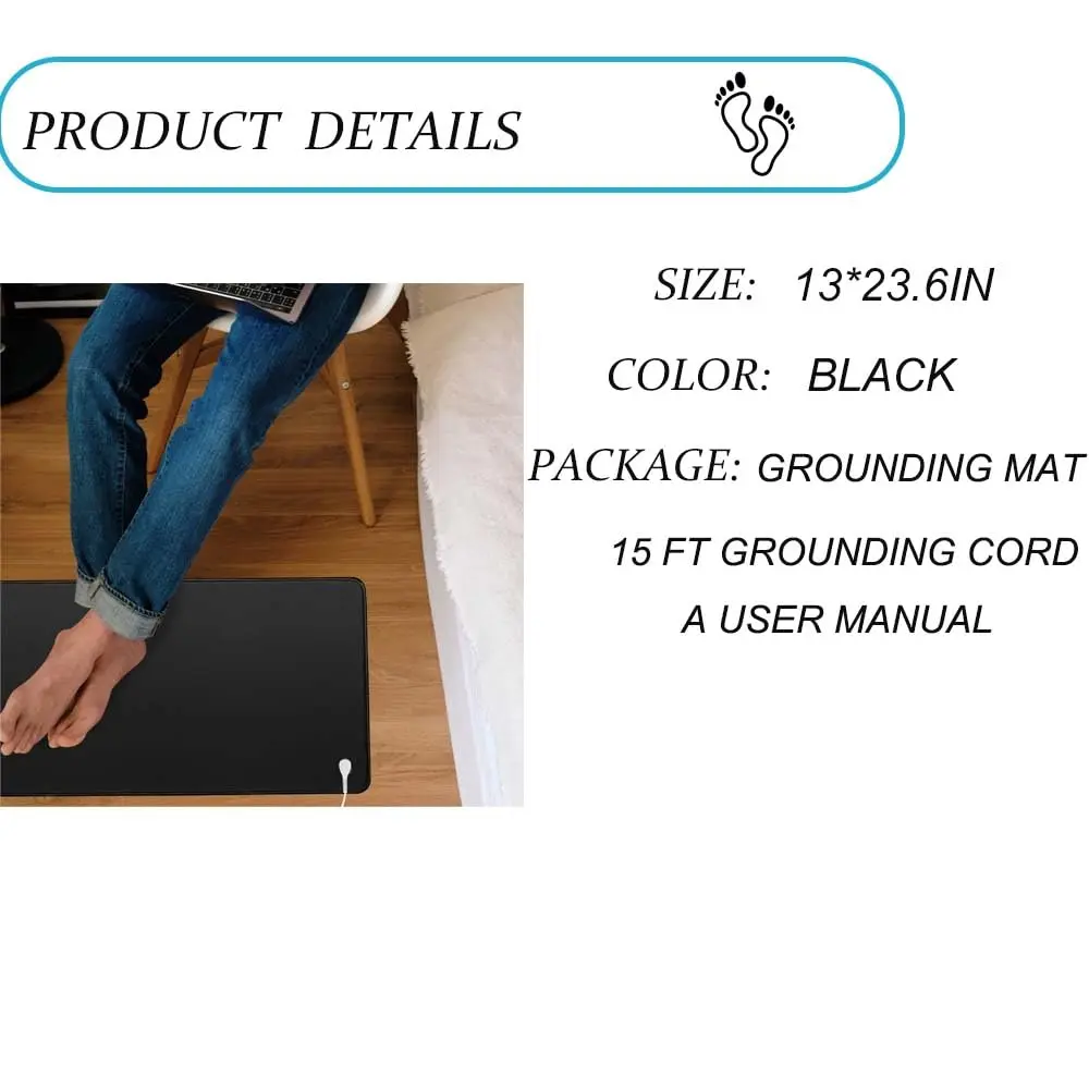 NIULAFR Grounding Mat for Sleep & Pain Relief | Earth Connection Indoor Therapy - view 7