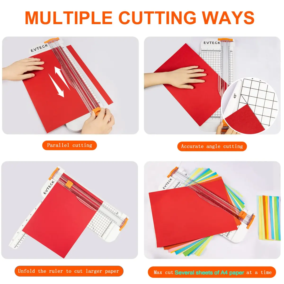 Evteck Paper Cutter 38.1 cm (15 inch) Slider Paper Trimmer | Professional School Paper Cutter - view 3