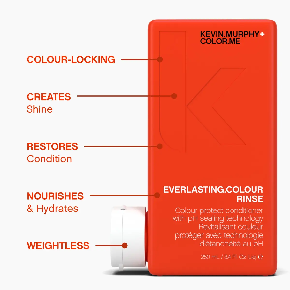 KEVIN.MURPHY EVERLASTING.COLOUR RINSE Hair Conditioner, 8.4 fl oz | Colour Protect & Shine - view 4