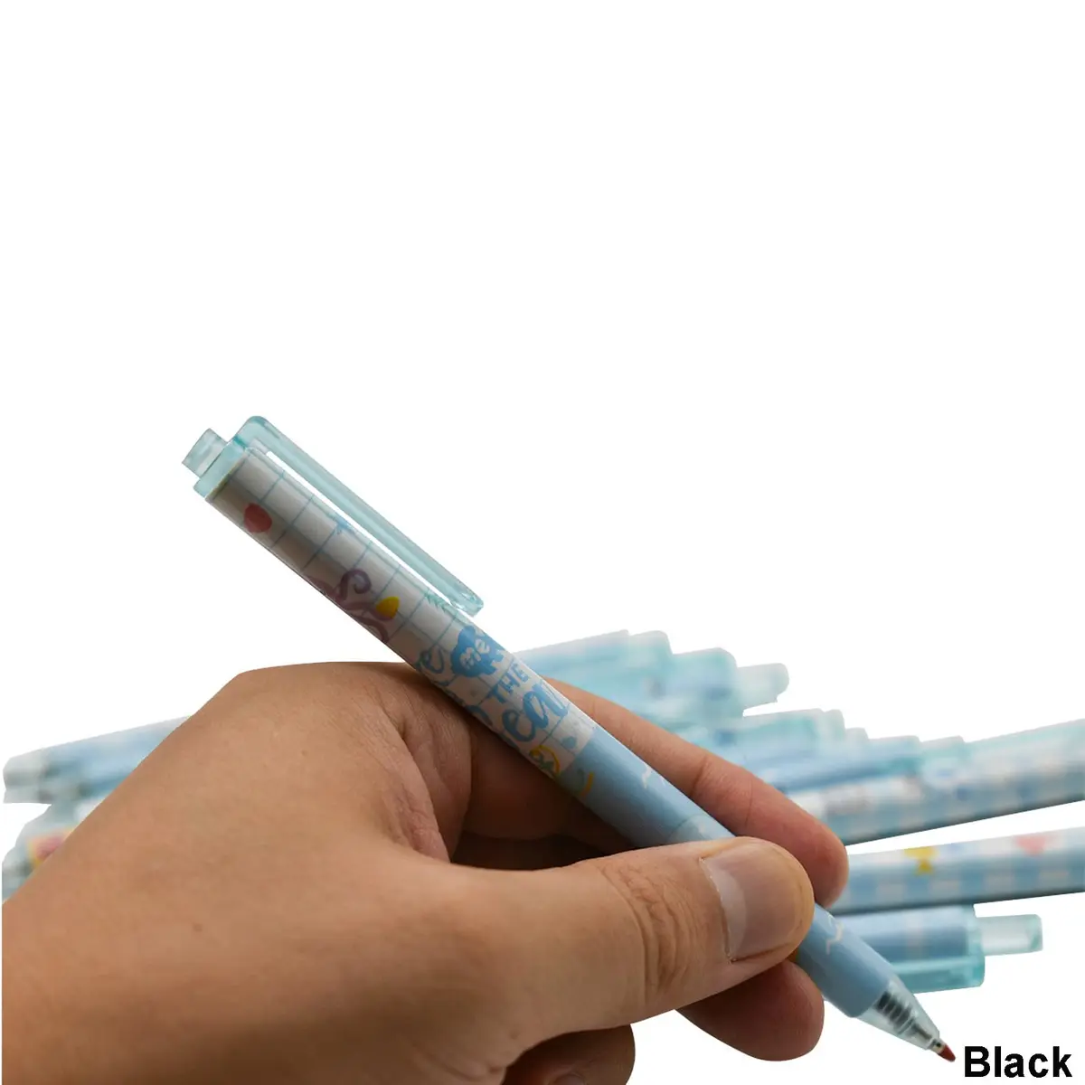 Maydahui 12 PCS Blue Sea Animal Gel Pens Black Ink Retractable | Smooth Writing, 0.5mm Fine Point - view 5