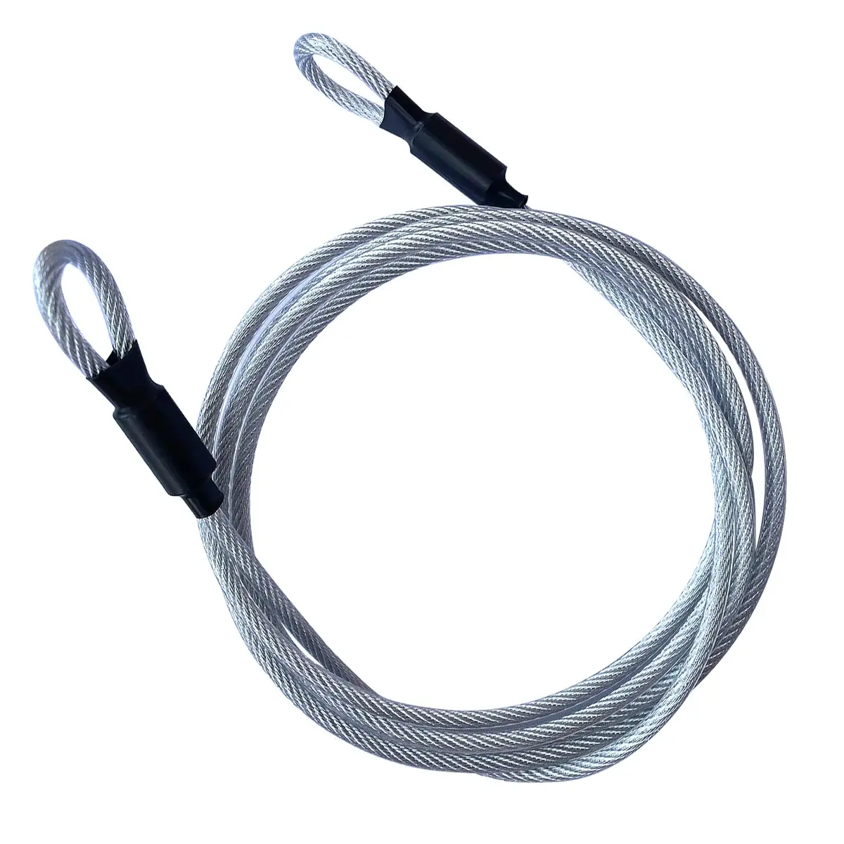 GOMRQING 4FT 5mm Security Cable Lock | Braided Steel Vinyl Coated Safety Cable for Luggage & Bikes - main product image