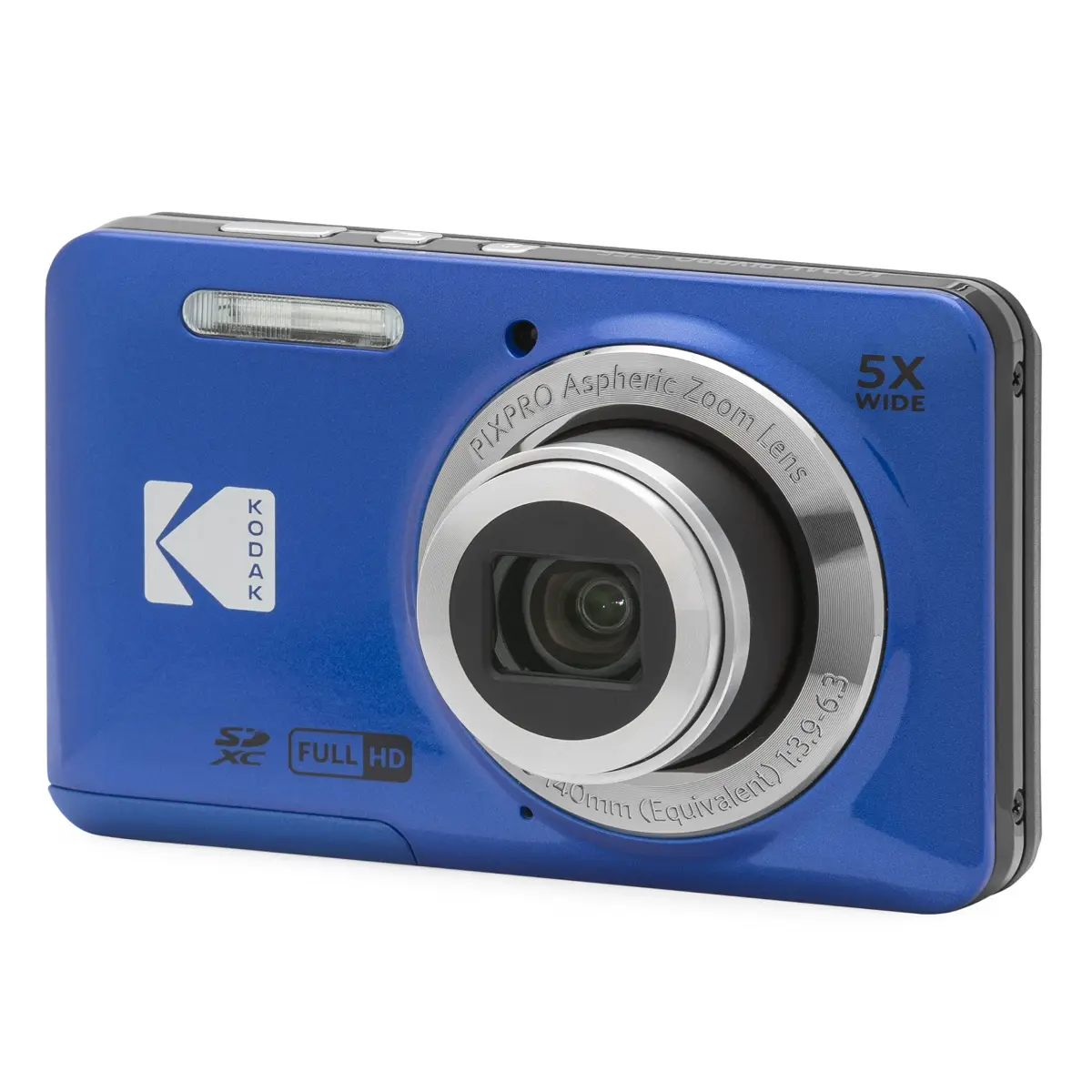 Kodak PIXPRO FZ55 Digital Camera Blue | 16MP CMOS Sensor, 5X Optical Zoom, 1080p Video - main product image