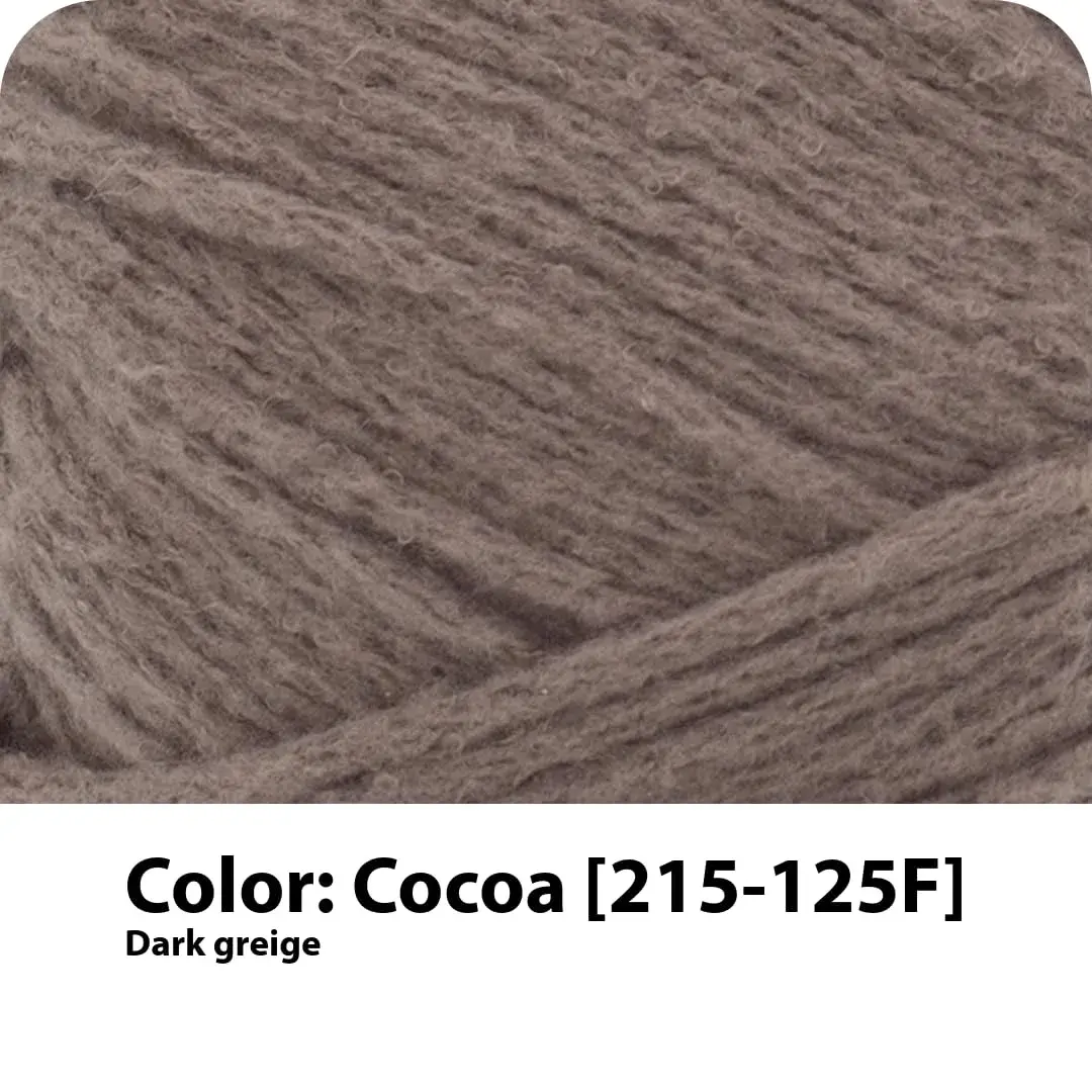 Lion Brand Yarn Feels Like Butta Crochet & Knitting Yarn, Cocoa, 100g | OEKO-TEX Certified Polyester - view 2