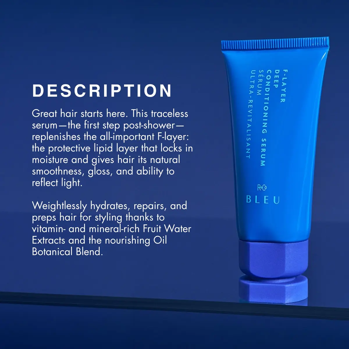 R+Co BLEU F-Layer Deep Conditioning Serum, 4.2 Fl Oz | Nourishes & Detangles, Vegan & Cruelty-Free - view 3