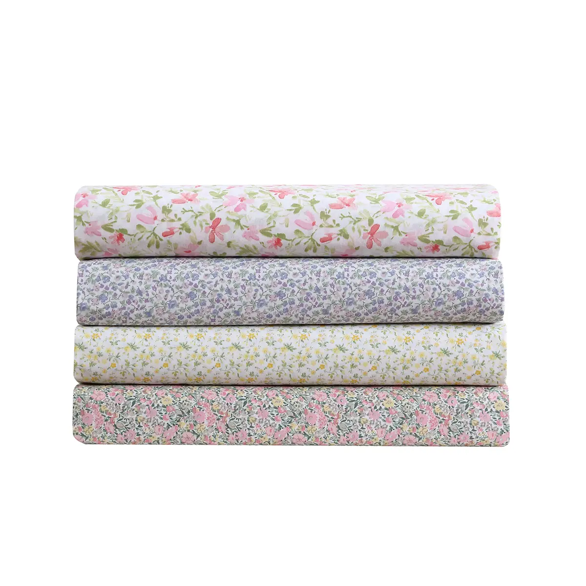 Laura Ashley Twin Size Sheet Set with Fitted Sheet & Pillowcase | 300-Thread Cotton Sateen, Soft & Durable (70-120 chars) - view 9