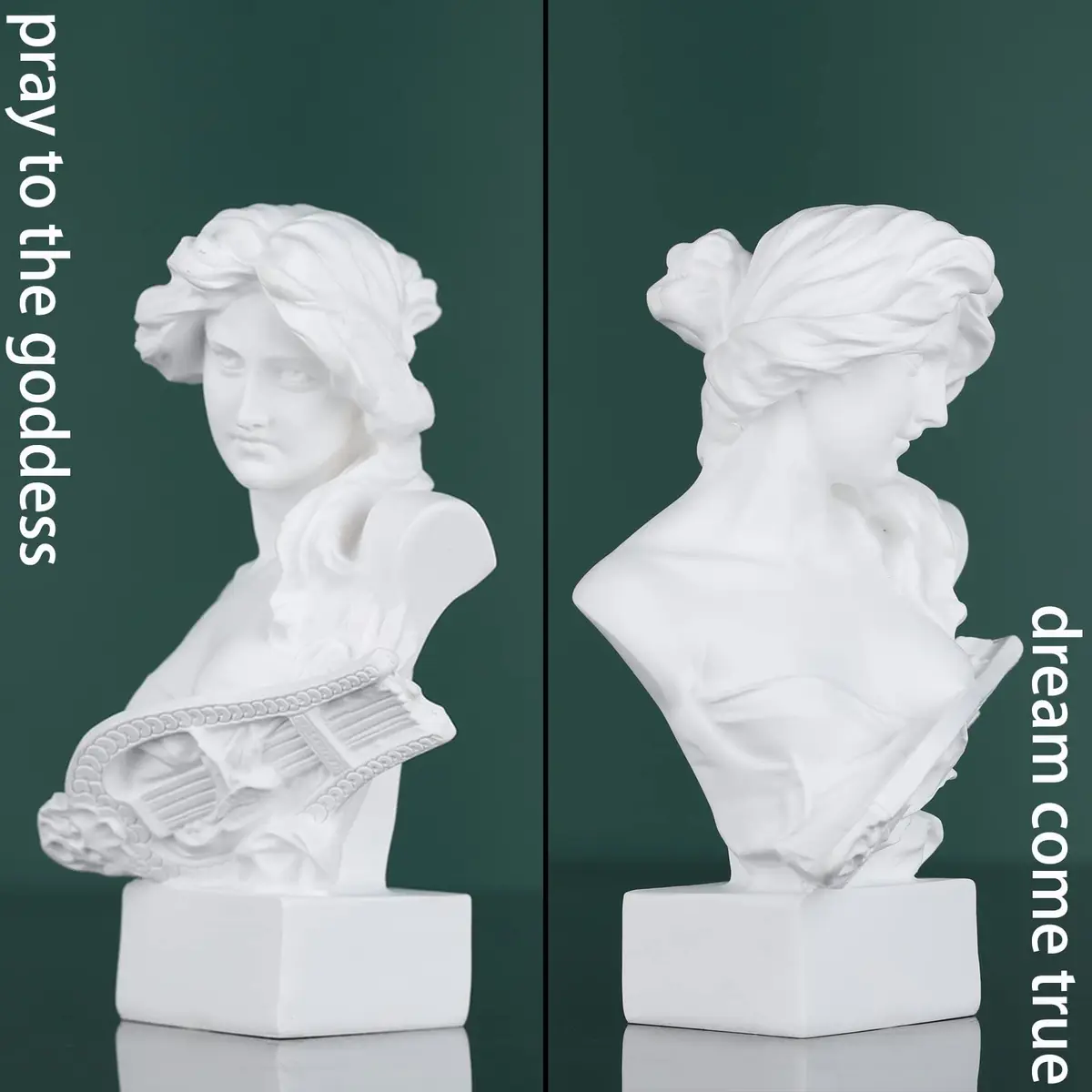 LCCCK Aphrodite Greek Mythology Bust Statue 15.75 cm (6.2 inches) | Dark Academia Aesthetic Decor - view 8