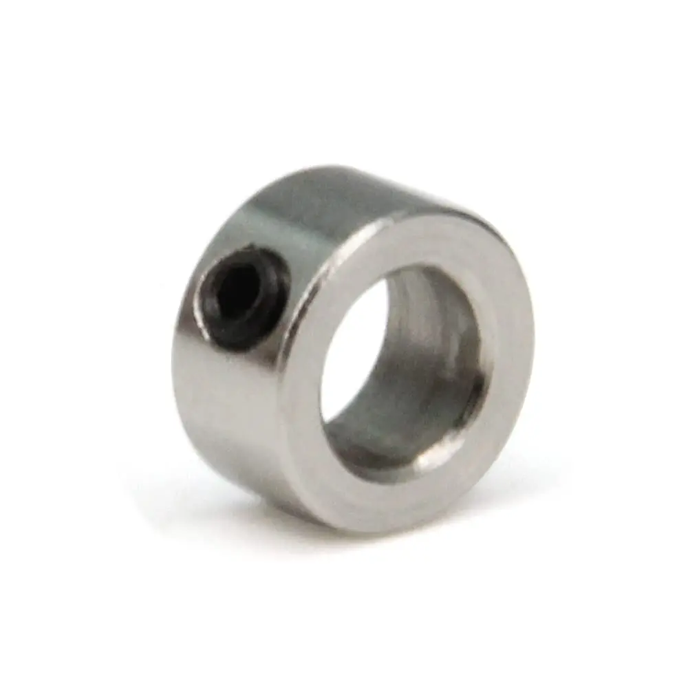 Befenybay 6mm Shaft Lock Collar Set with M3 Hex Wrench & Set Screws | 10 Pcs Silver Steel - view 2