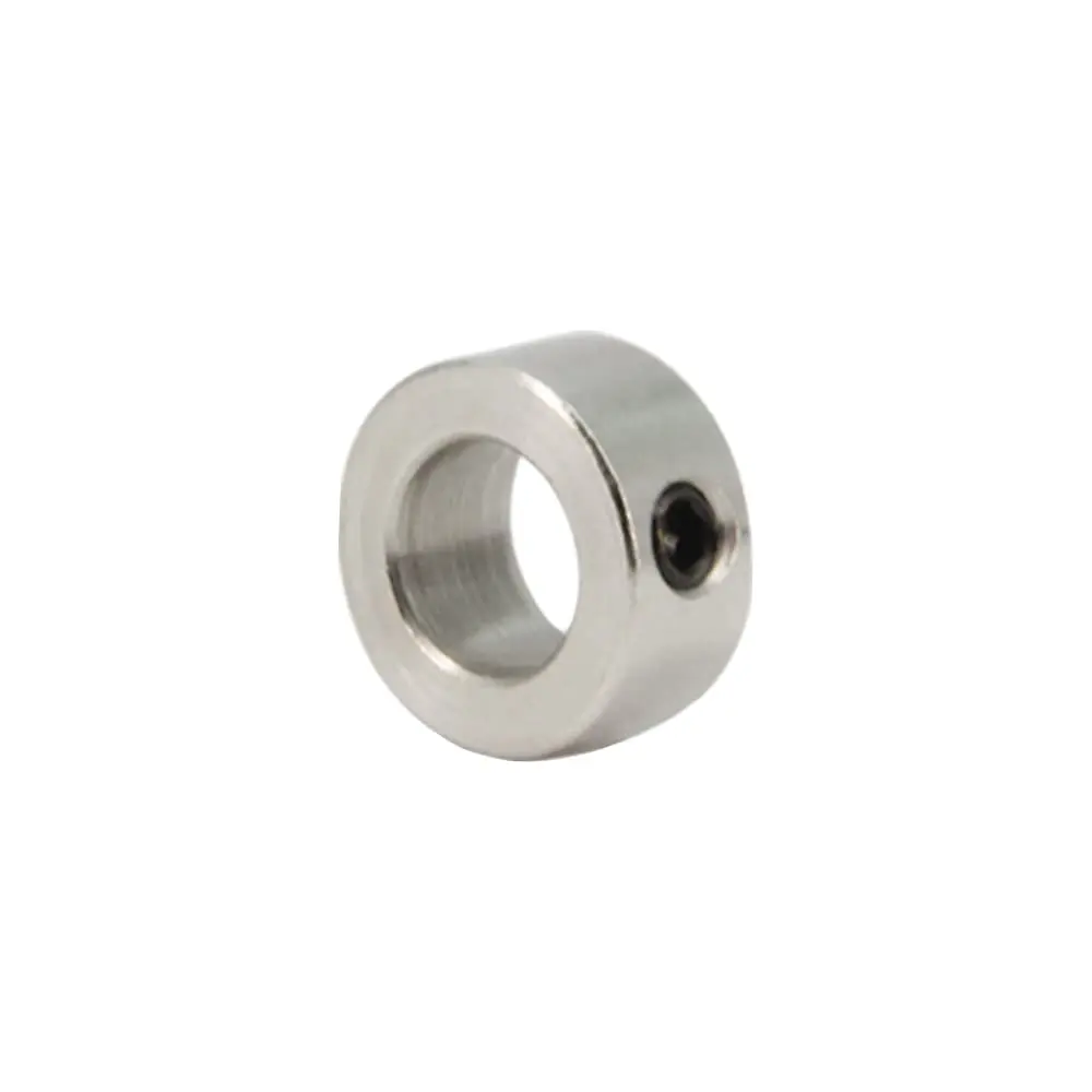 Befenybay 10mm Shaft Lock Collar Set with M5 Hex Wrench, 17mm OD Silver Stainless Steel (10-Pack) - view 5