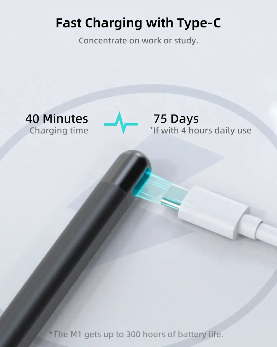 Metapen M1 Stylus Pen for Microsoft Surface | 1024 Pressure Levels, 75-Day Battery Life - view 4