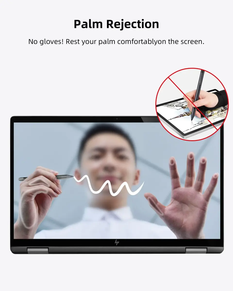 Metapen Stylus Pen M2 for Surface | 4096 Pressure Levels, Eraser End, USB-C Charging - view 4