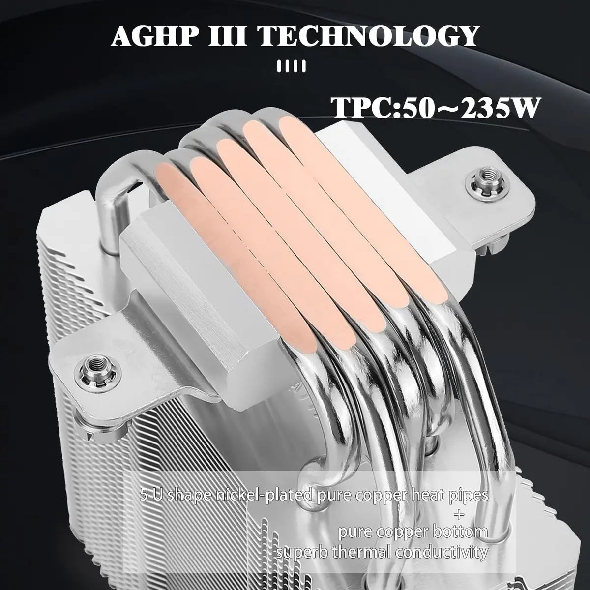 Thermalright Assassin King 120 SE ARGB CPU Air Cooler | 120mm PWM Fan, 5 Heatpipes, LGA1700/AM5 Compatible - view 2