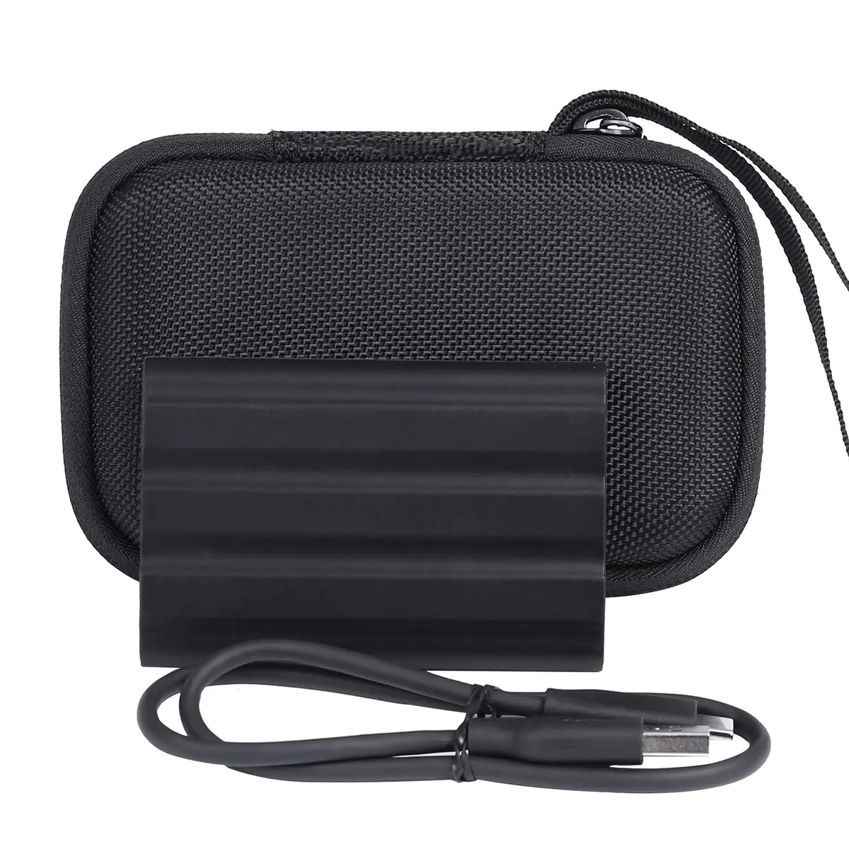 co2CREA Hard Case for Samsung T7 Shield T9 Portable SSD Black | Shockproof Dustproof Water-Resistant - view 9