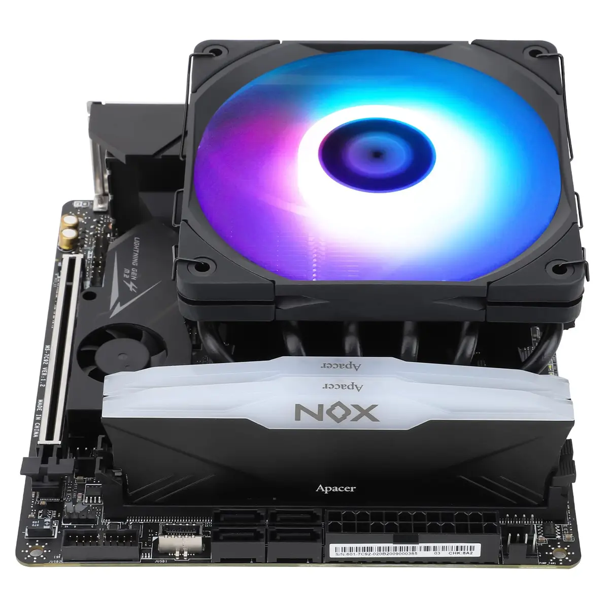 Thermalright AXP-120-X67 Black ARGB Low Profile CPU Air Cooler 67mm Height | Compatible with Intel LGA 1700/1200/115X/20XX & AMD AM4 - view 9