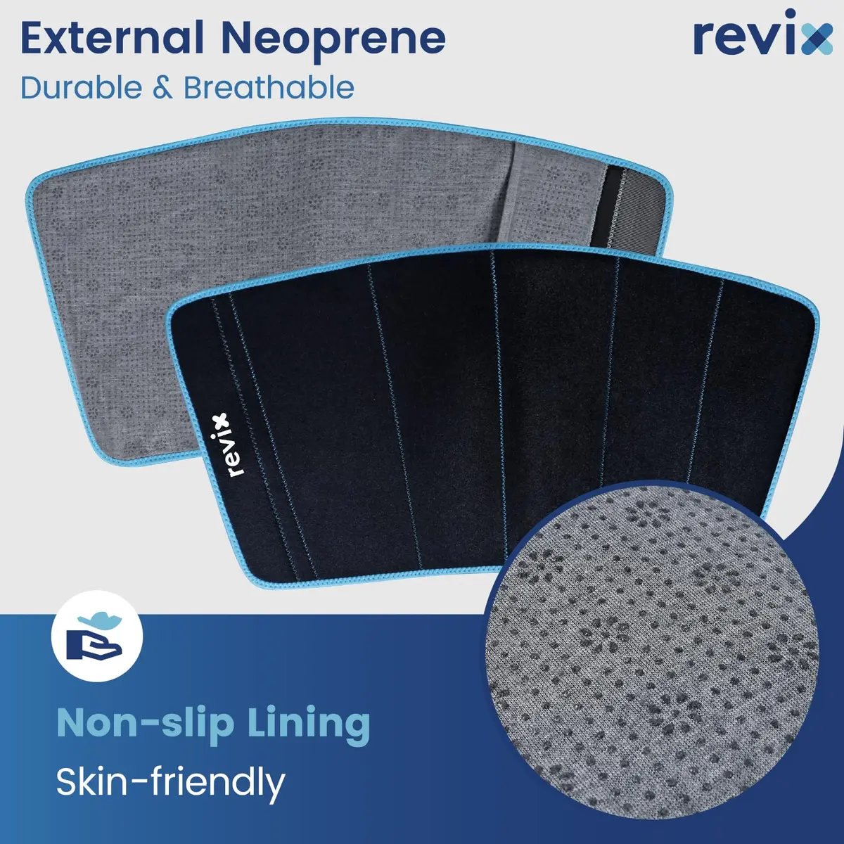 REVIX XL Calf Ice Pack Wraps 2 Pack | Reusable Gel Cold Therapy for Calf & Leg Relief - view 3