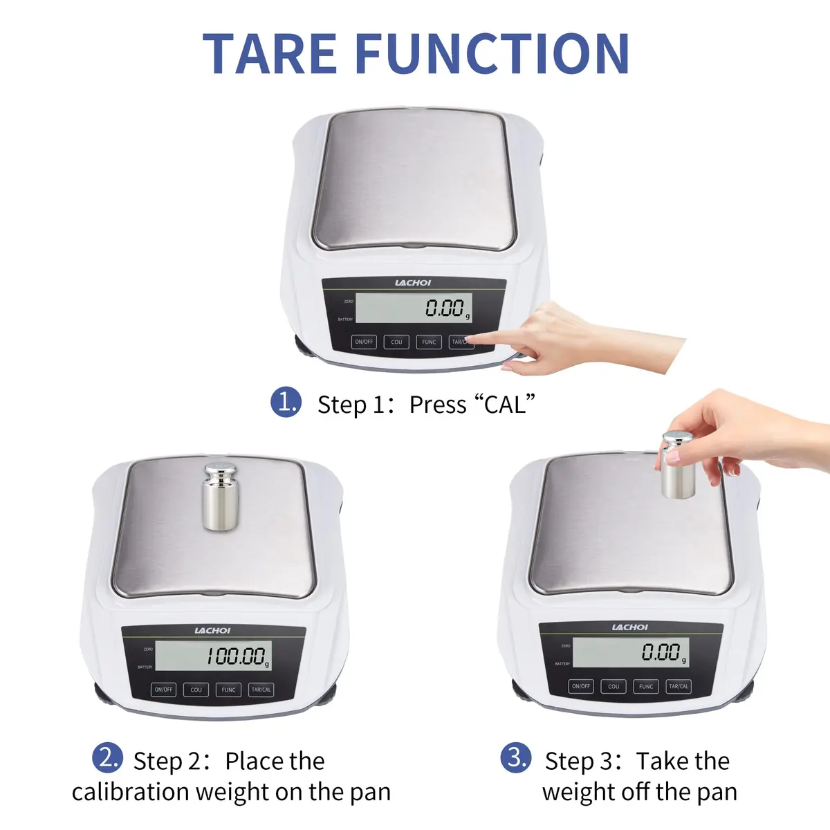 LACHOI Lab Scale 0.01gx2000g | Precision Analytical Balance with 0.01g Accuracy - view 4