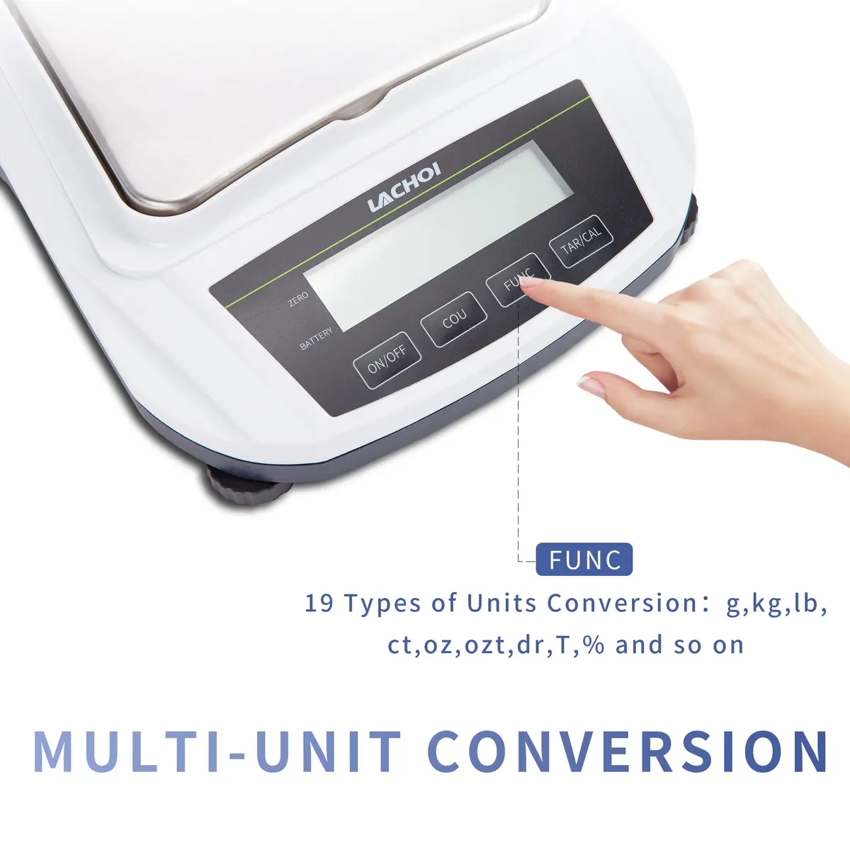 LACHOI Lab Scale 600g 0.01g | High Precision Analytical Balance for Laboratory Use - view 5