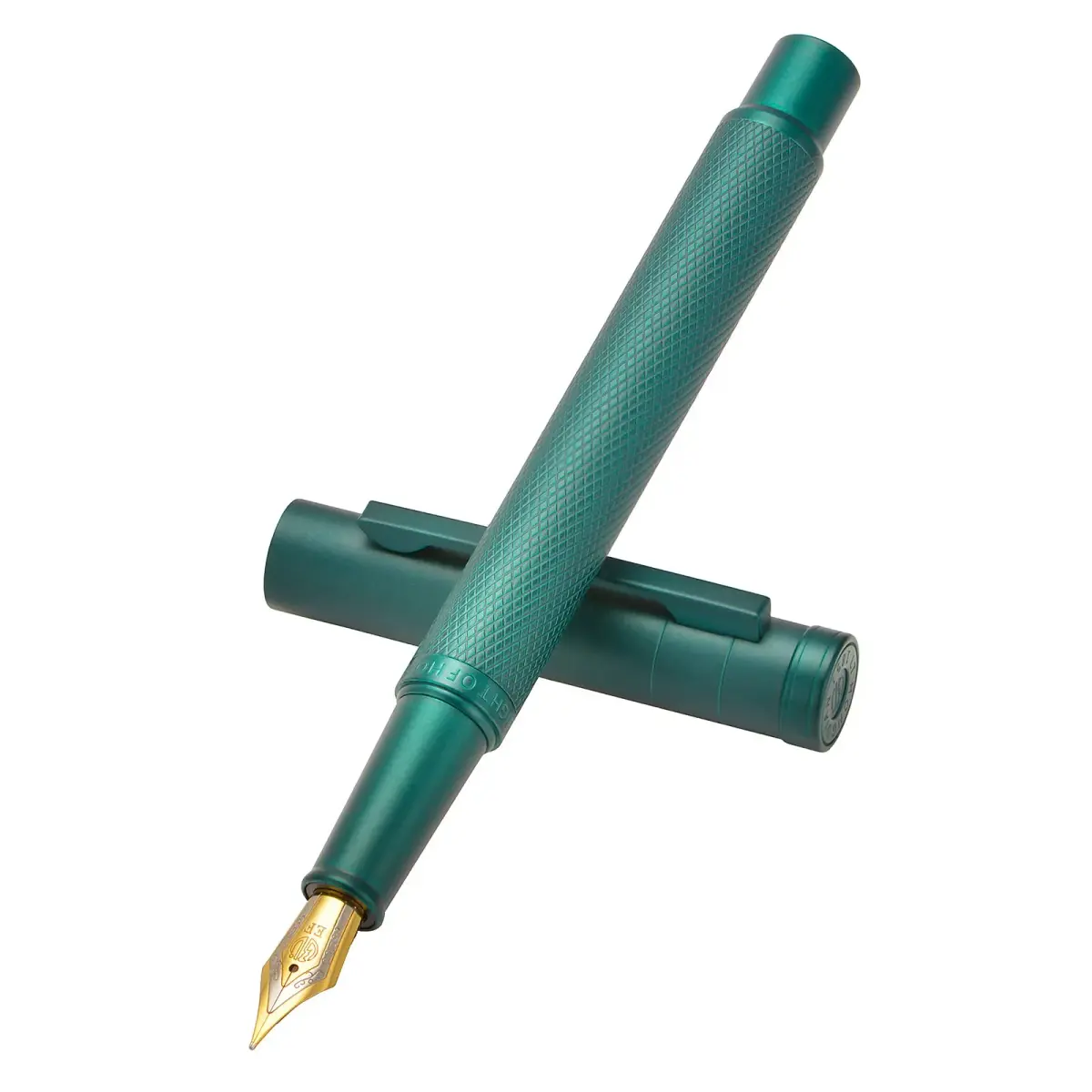 Asvine Hongdian 1851 Green Forest Fountain Pen Medium Nib 13.8cm (5.4in) | Smooth Ink Flow Writing Instrument - view 3