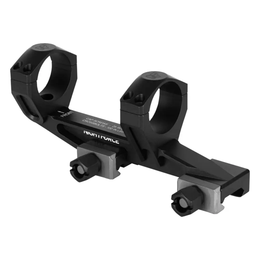Nightforce UltraMount 30mm 1-Piece Scope Ring Mount | 20 MOA Aluminum, Steel, Titanium, Black, 1.540" - main product image