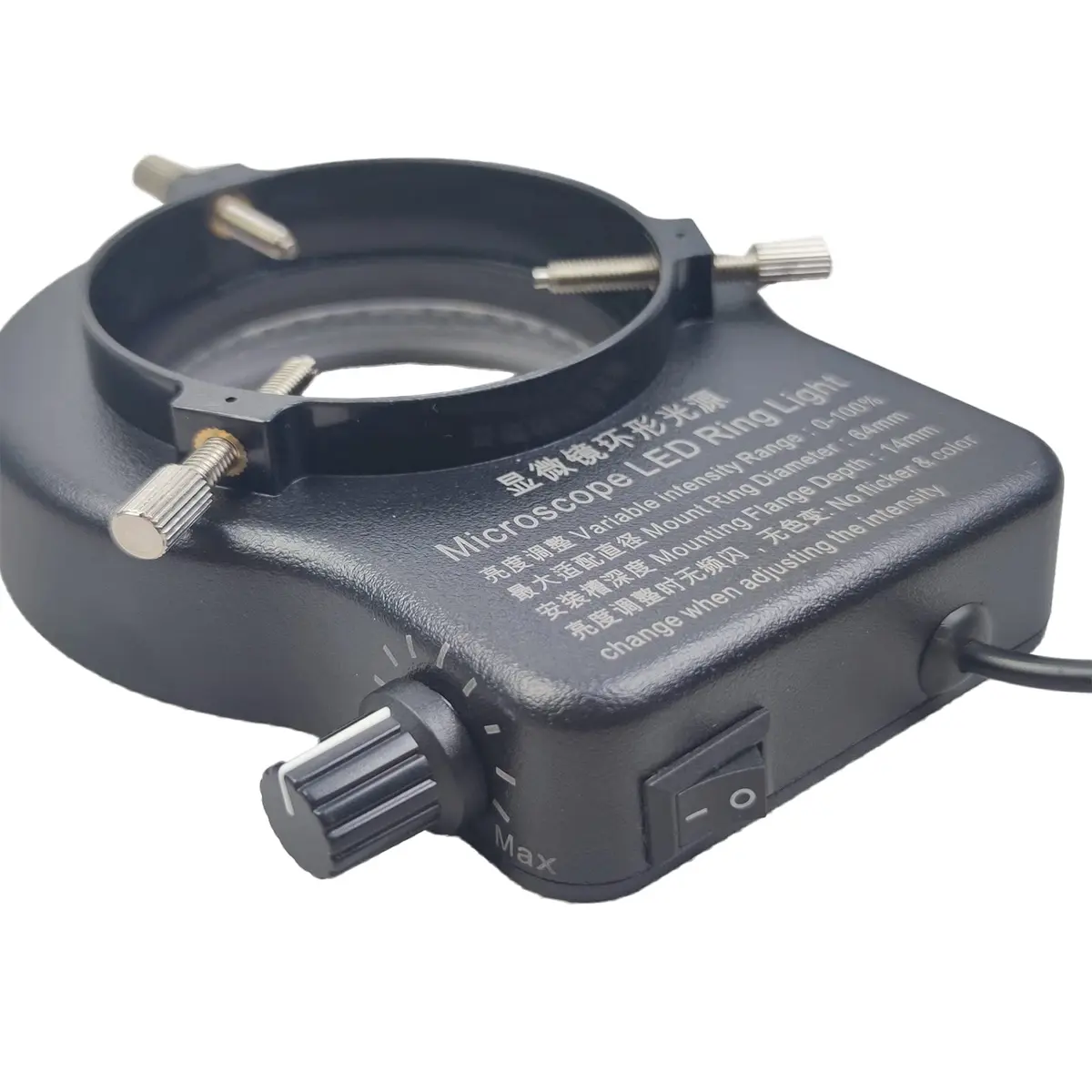 Gringoo USB LED Ring Light Illuminator for Microscopes 65mm (2.55") | Intense Shadow-Free Illumination - view 4