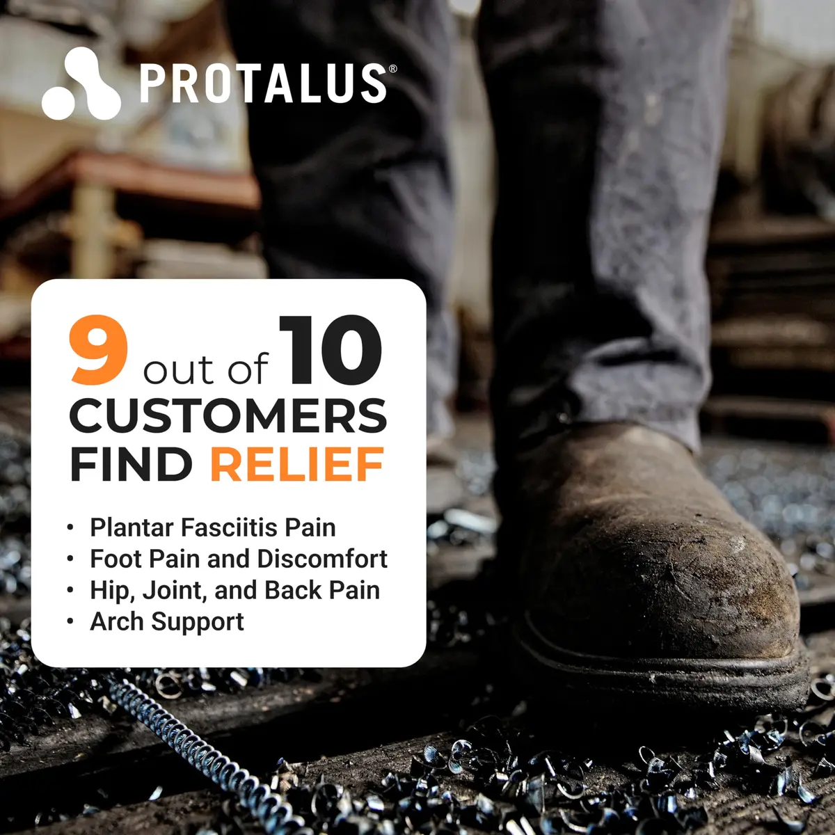 Protalus M-100 Elite Women's 11 | Patented Stress Relief Insoles for Boots - view 6