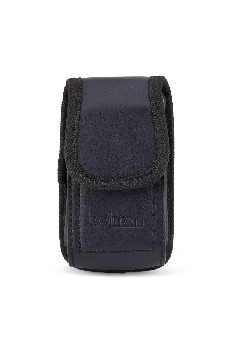 BELTRON Vertical Leather Case for CAT S22 Flip Phone/Sonim XP3 Plus, 5.8cm (2.3") x 11.2cm (4.4") | Heavy Duty Belt Loop & Clip - view 3