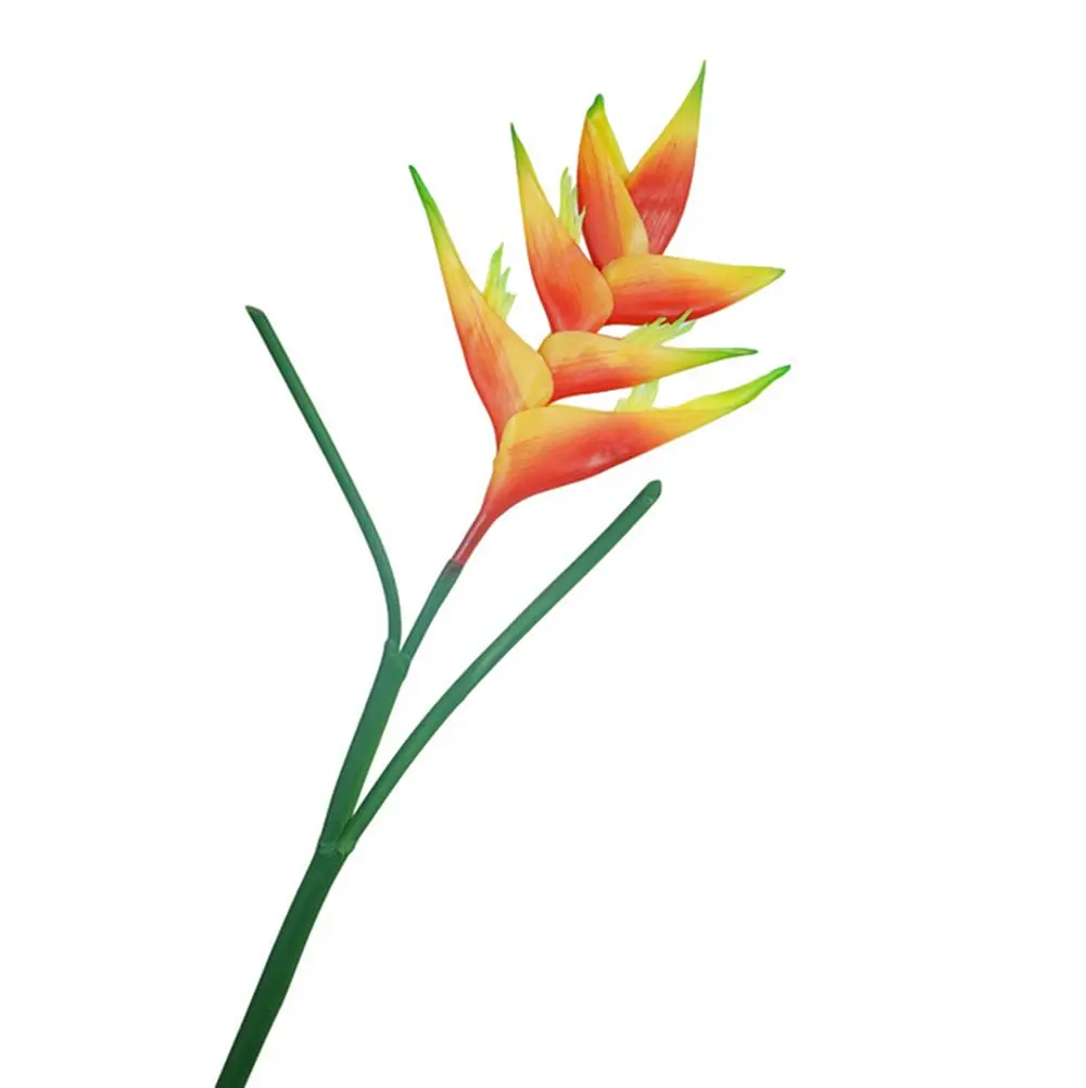 Rikyo Artificial Plant 86cm Orange Bird of Paradise Heliconia | No Maintenance, Indoor/Outdoor Decor - main product image