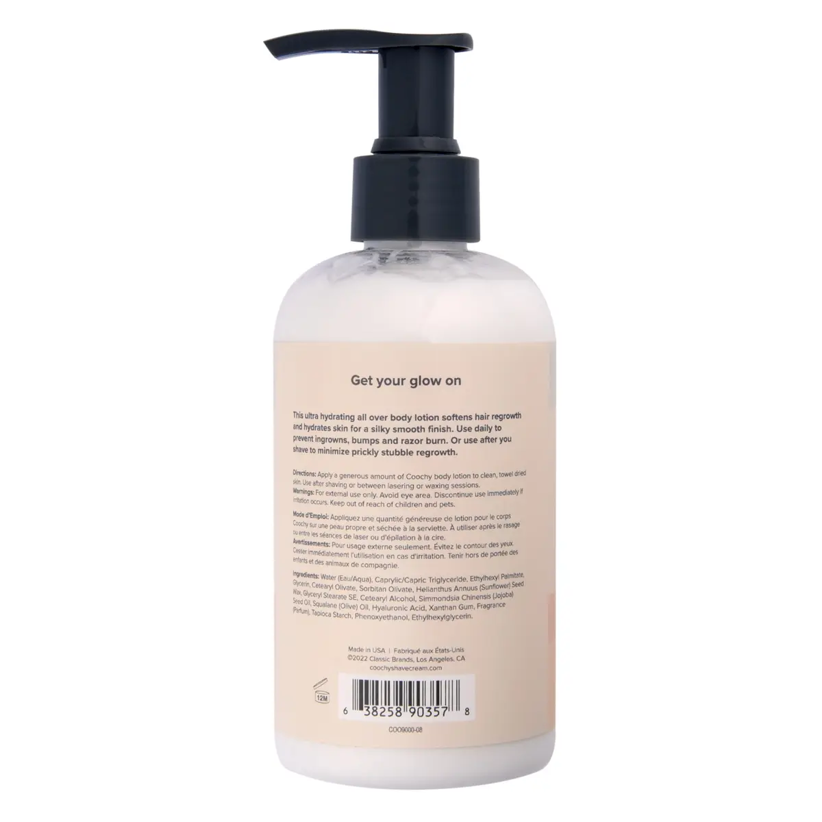 Coochy Ultra Silky Body Lotion | Post Shaving Cream | Skin Care After Shave Moisturizer | Prevents Bumps, Ingrowns, Razor Burn | Mango Coconut, 8 oz - view 7