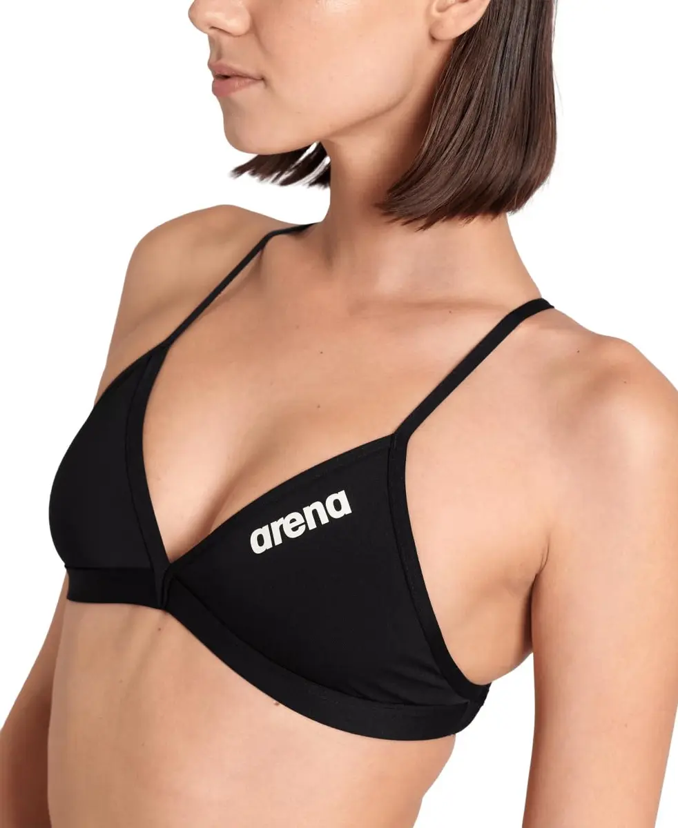 ARENA Women’s Team Solid Swim Top Tie Back Athletic Bikini Top US Size 36 | Chlorine-Resistant, UPF 50+ - view 5