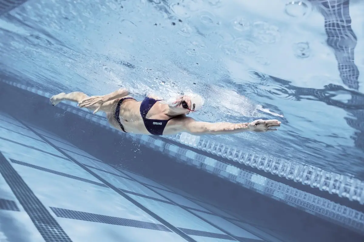 ARENA Women's Team Solid Swim Bottom | Chlorine-Resistant, UPF 50+ | US Size 28 - view 3
