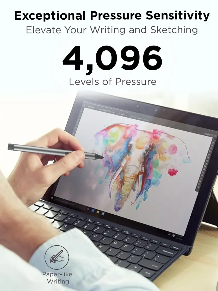 Lenovo Digital Pen 2 Active Stylus 17.3g (0.61 oz) | 4096 Pressure Levels for Natural Writing - view 4