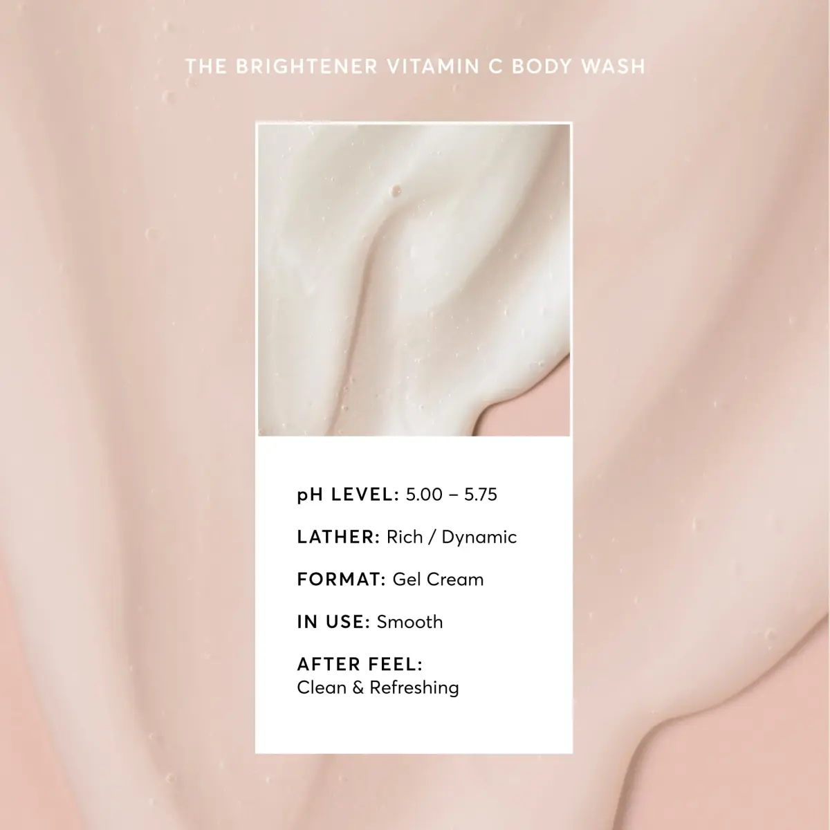 Naturium The Brightener Vitamin C Body Wash, Gentle Cleanser for Smoother-Looking Skin, Removes Dirt, Oil & Other Impurities, 479g (16.9 oz) - view 4
