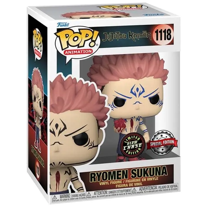 Funko Jujutsu Kaisen POP & Buddy! Vinyl Figurine Sukuna 9 cm | Anime Collectible for Fans - view 8