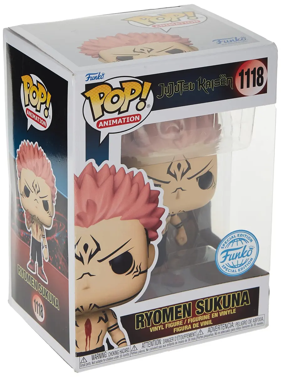 Funko Jujutsu Kaisen POP & Buddy! Vinyl Figurine Sukuna 9 cm | Anime Collectible for Fans - view 3