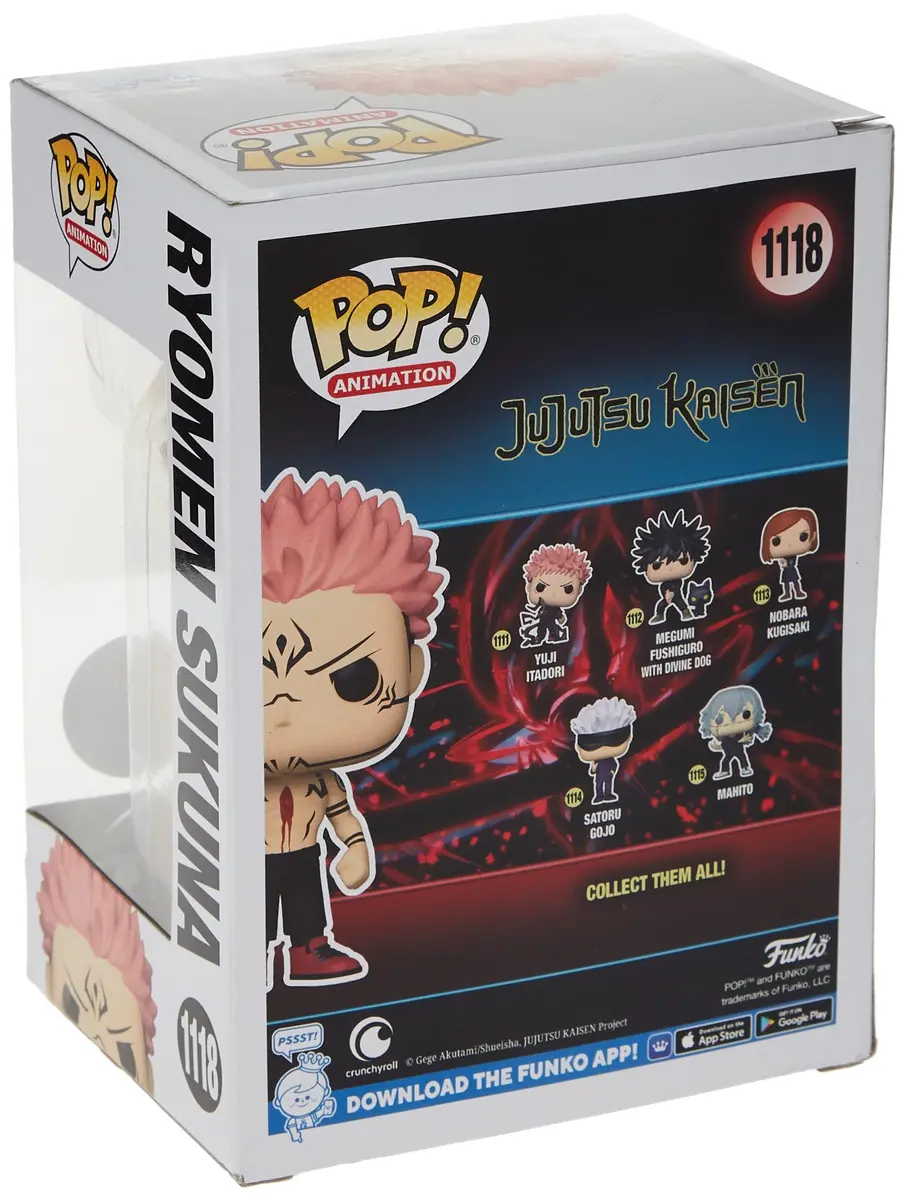 Funko Jujutsu Kaisen POP & Buddy! Vinyl Figurine Sukuna 9 cm | Anime Collectible for Fans - view 4
