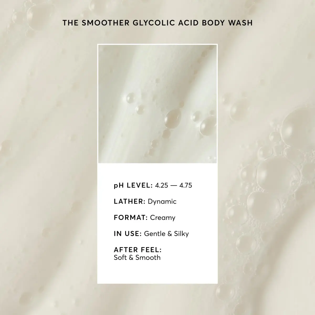 Naturium The Smoother Glycolic Acid Body Wash 500ml (16.9 fl oz) | Exfoliates Rough & Bumpy Texture - view 4