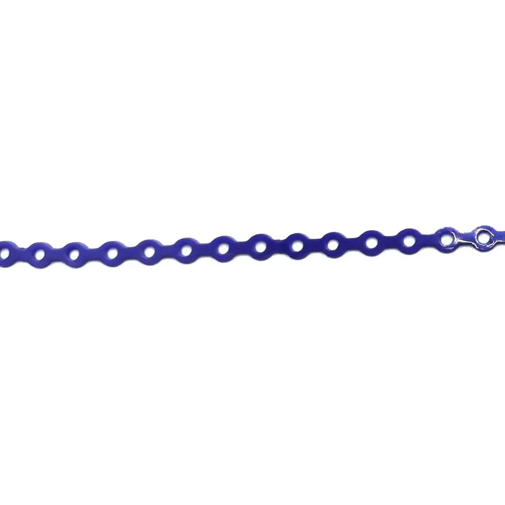 SNAWOP Dental Orthodontic Power Chain Long | Elastic Rubber Bands for Braces (15ft, Purple) - view 5