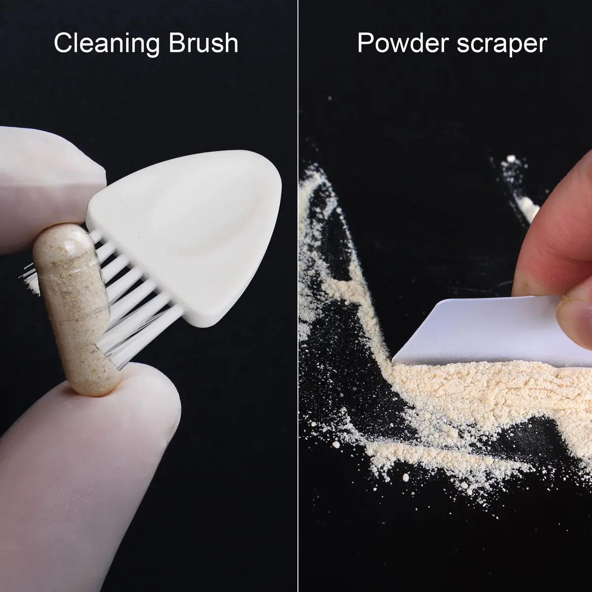 Foosi Capsule Filling Machine Spoons for All Sizes #000-5 | Micro Lab Powder Filler Tool - view 4