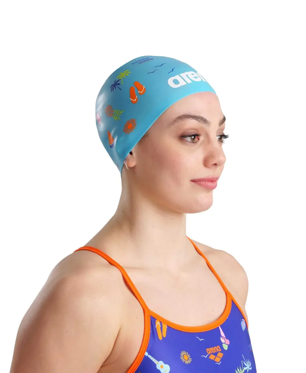 ARENA Unisex Adult Poolish Molded Silicone Swim Cap for Training and Racing | Wrinkle-Free, Durable, One Size - view 4