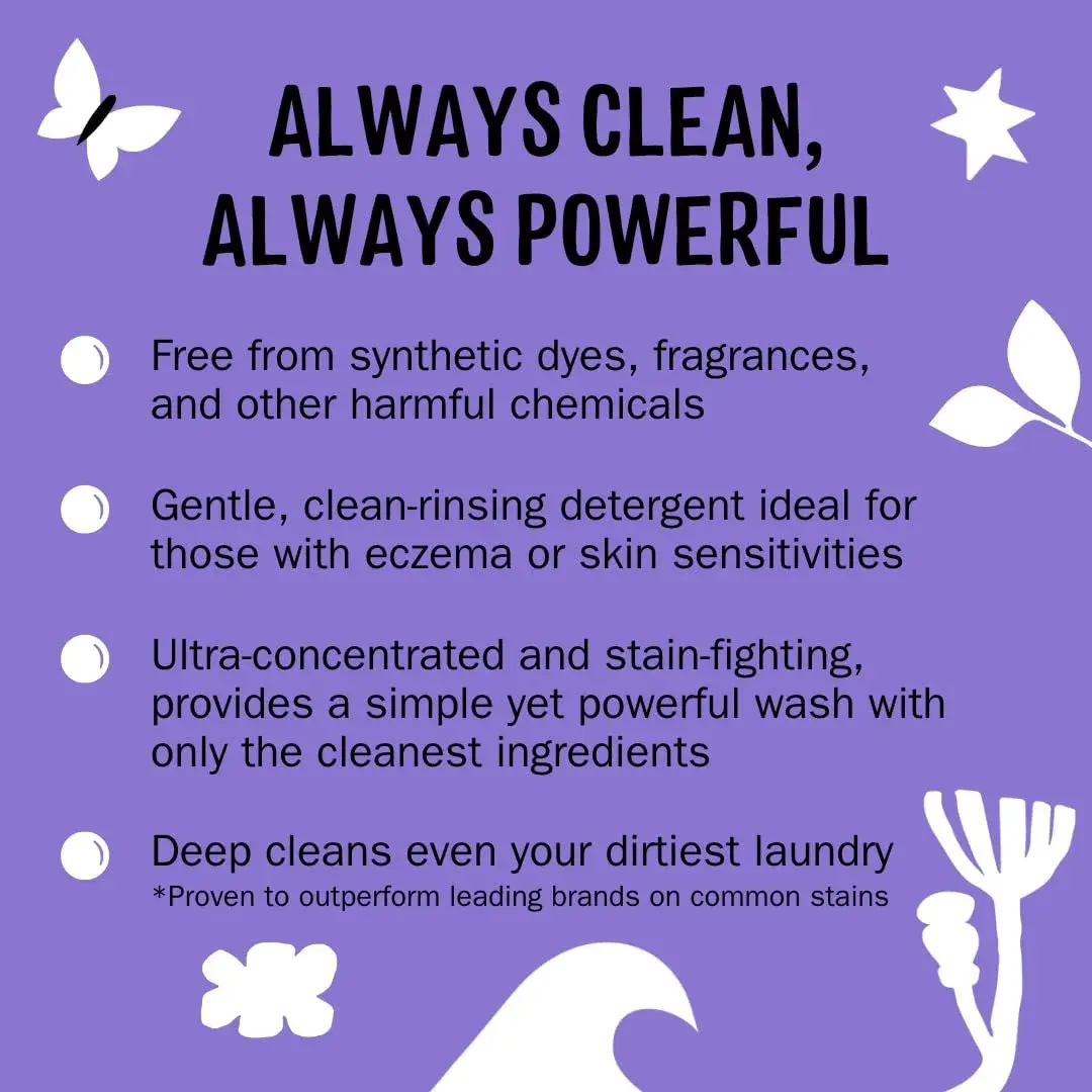 Molly's Suds Original Laundry Detergent Powder for Sensitive Skin, 120 Loads (Lavender) | Gentle Clean, Residue-Free Formula - view 2