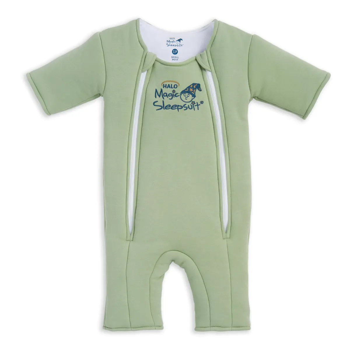 Magic Sleepsuit Large 18-21 lbs | 100% Cotton, Sage Green, Baby Sleep Transition Suit - main product image