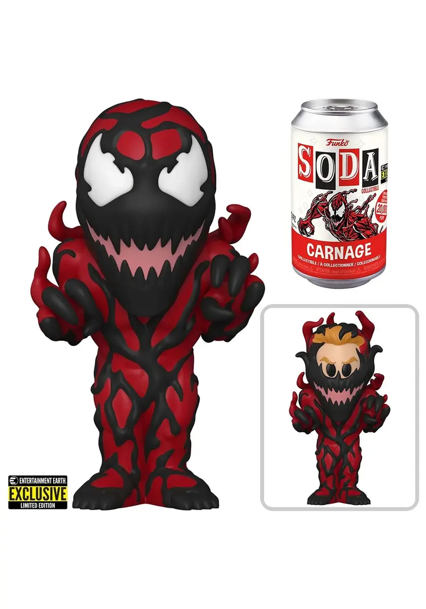 Funko Marvel Carnage Soda Vinyl Figure | Limited Edition, 4 1/4-inch collectible toy for Marvel fans in India - main product image