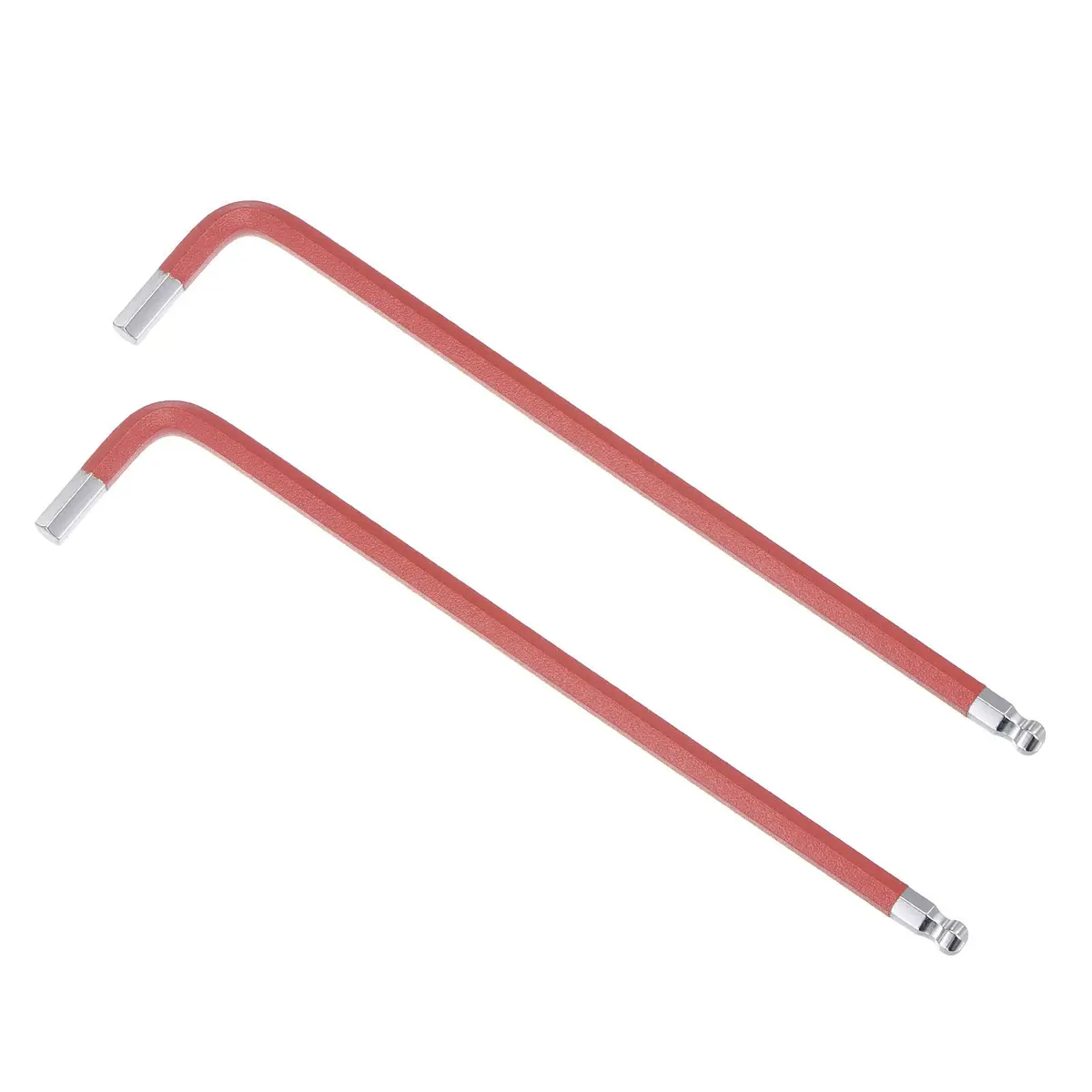 uxcell 6mm Ball End Hex Key Wrench L-Shaped Long Arm S2 Steel Repair Tool 183mm (7.2-inch) | Industrial Grade Durability - main product image