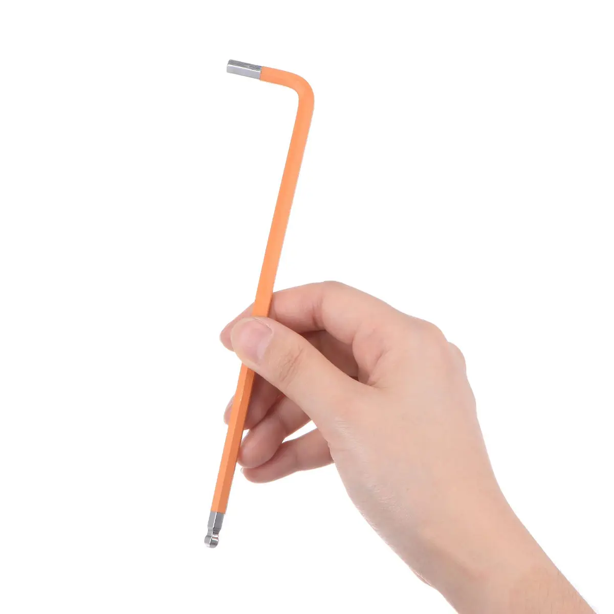 uxcell 5mm Ball End Hex Key Wrench, L Shaped Long Arm S2 Steel Repairing Tool 2 Pcs | Durable Alloy Steel, Confined Space Access - view 5