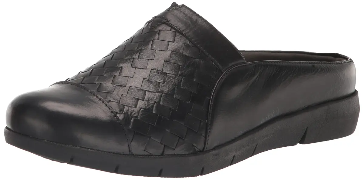 SoftWalk San Marcos II Black 11 Narrow | Comfortable Leather Slip-On Shoes for Women - main product image