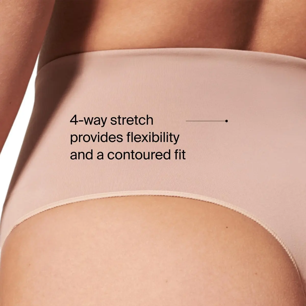 SPANXshape ExtraOrdinary Thong in Toasted Oatmeal XS | Comfortable Support & Seamless Fit - view 5