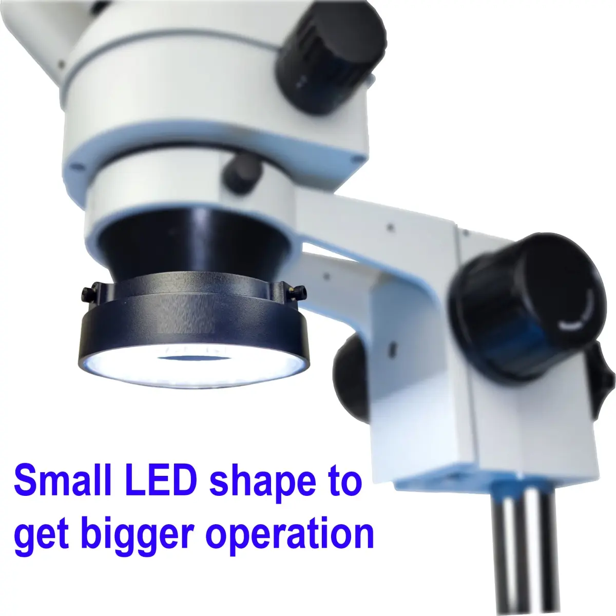 Gringoo Microscope LED Ring Light Illuminator USB 5V 144 LED 4 Zone RGB 62mm Inner Diameter | Adjustable Brightness & Color Temperature - view 5