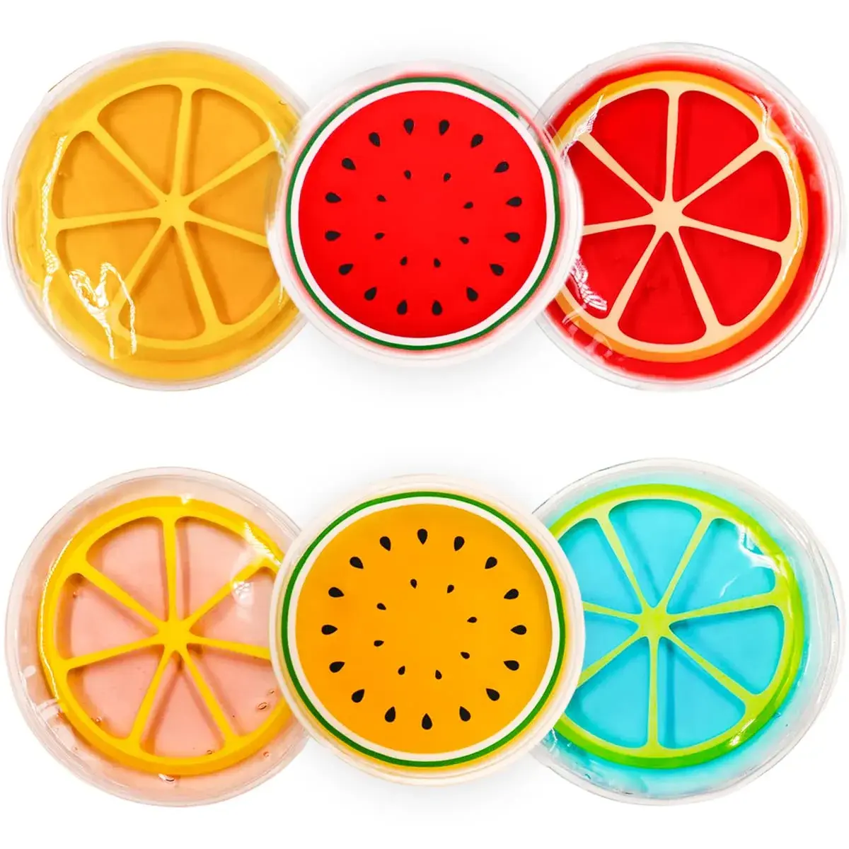Couleurs Kids Ice Pack Gel Cooling Pad 2-Pack (14.4cm x 16cm x 1.3cm) | Reusable Hot & Cold Therapy for Children - main product image