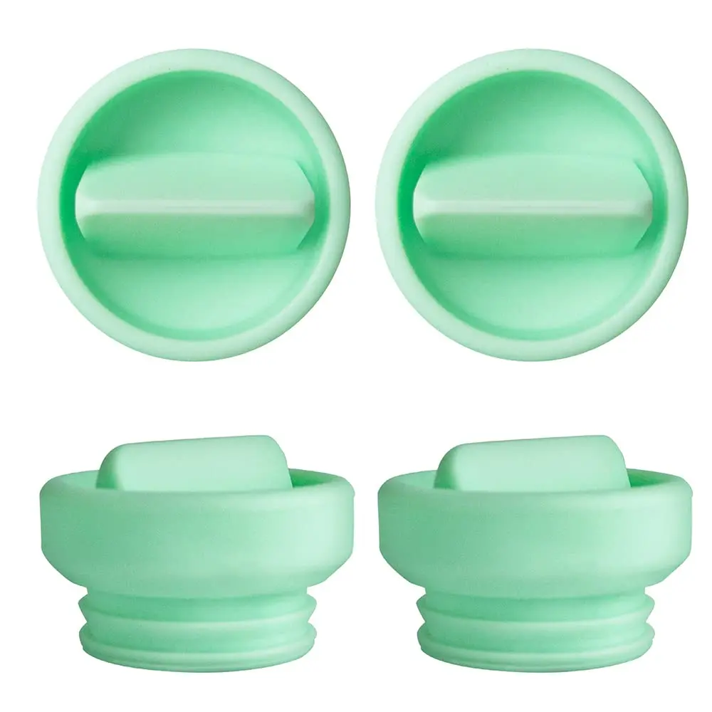 NENESUPPLY Duckbill Valves for Elvie Stride Pump Parts - 4pc Green Silicone | BPA-Free, Medical Grade - main product image