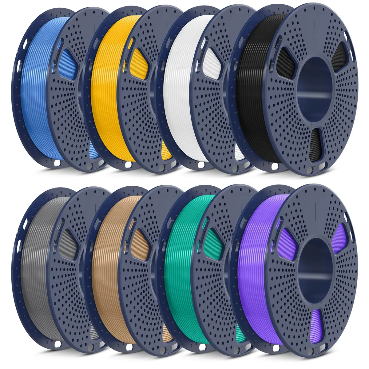 SUNLU 250g PLA Filament Bundle 1.75mm | Multicolor 3D Printer Filament for Small Prints - main product image