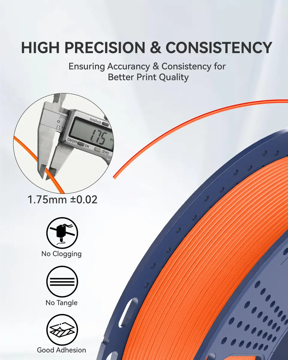 SUNLU 250g PLA Filament Bundle 1.75mm | Multicolor 3D Printer Filament for Small Prints - view 3